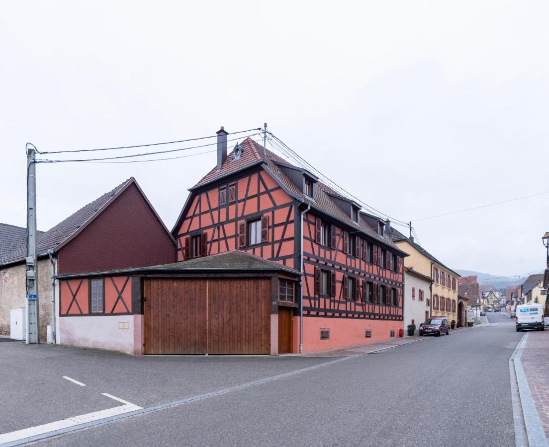 A L'Oree Des Vignes, Gite Classe 3 Etoiles Au Centre De La Route Des Vins D'Alsace Orschwiller Exteriér fotografie